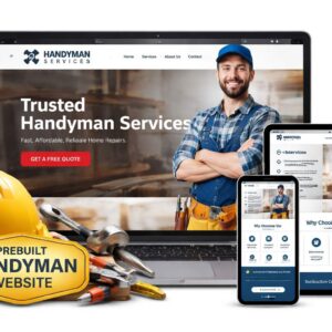 Prebuilt Local Handyman Business Website– Installed for You