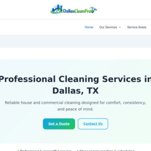 Prebuilt Local Cleaning Business Website– Installed for You